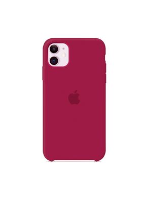 Чохол силіконовий soft-touch ARM Silicone Case для iPhone 11 червоний Rose Red фото