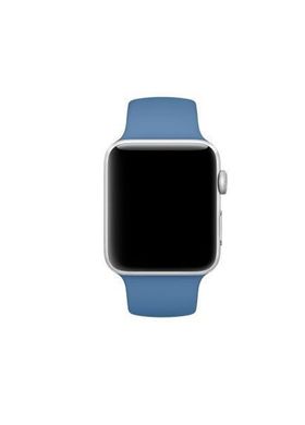 Ремінець Sport Band для Apple Watch 42 / 44mm силіконовий блакитний спортивний ARM Series 6 5 4 3 2 1 Light Blue фото