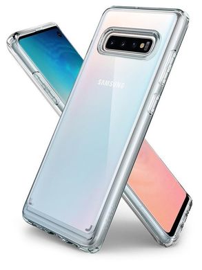 Чехол противоударный Spigen Original Ultra Hybrid Crystal для Samsung Galaxy S10 силиконовый прозрачный Clear фото