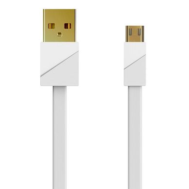 Кабель Micro-USB to USB Remax RC-048m 1 метр белый White фото