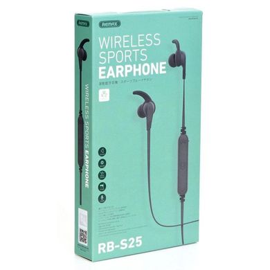 Навушники бездротові вакуумні Remax (OR) RB-S25 Bluetooth з мікрофоном чорні Black фото