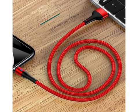 Кабель Usams US-SJ337 U29 Aluminum Alloy Magnetic Type-C Cable (2m) Red фото