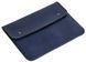 Кожаный чехол-конверт Gmakin для Macbook New Air 13 (2018-2020) синий (GM52-13New) Blue