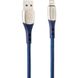 Кабель Lightning to USB Usams US-SJ303 1 метр синій Blue