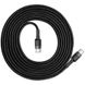 Cable Baseus Cafule Type-C/Type-C (CATKLF-HG1) Black 2m