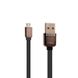USB Cable Remax (OR) Kingkong RC-015m microUSB Black 1m (5-019)