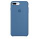 Чехол силиконовый soft-touch ARM Silicone case для iPhone 7 Plus/8 Plus синий Denim Blue