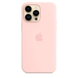 Чохол Apple Silicone case with MagSafe для iPhone 14 Pro Chalk Pink AAA