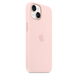 Чехол Apple Silicone case with MagSafe для Apple iPhone 14 Chalk Pink AAA